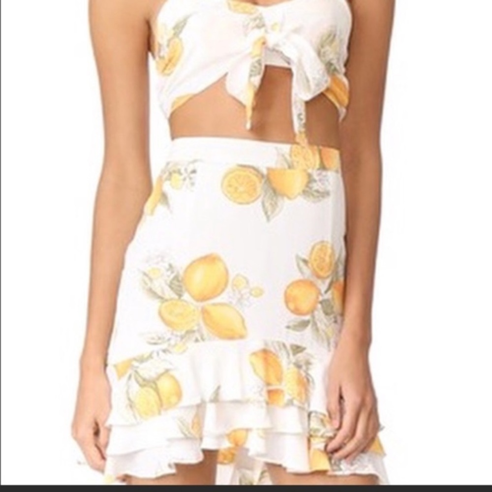 For Love and Lemons Limonada Skirt